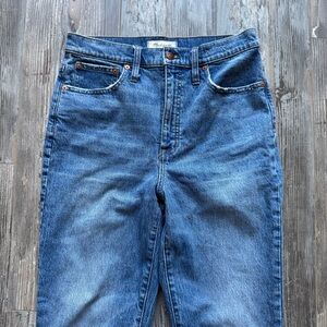 Women’s Madewell Like New Classic Straight Jean Size 28 Zipper Closure